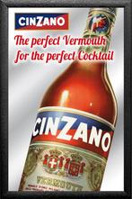 Cinzano the perfect vermouth reclame spiegel wand decoratie, Ophalen of Verzenden, Nieuw, Reclamebord