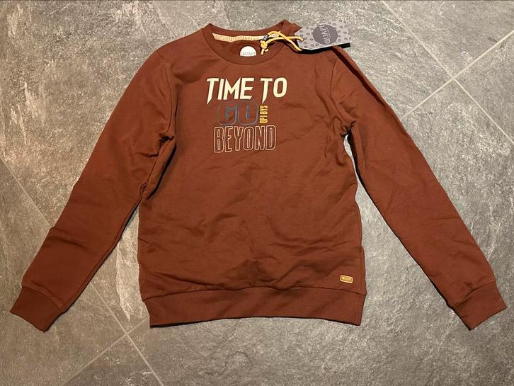 NIEUW bruine sweater mt 146/152 quapi (€30) b2, Kinderen en Baby's, Kinderkleding | Maat 146, Nieuw, Jongen, Trui of Vest, Ophalen of Verzenden