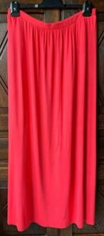 Rood-roze lange rok; C&A; elastieke taille 41 cm; lengte 102, Maat 38/40 (M), Ophalen of Verzenden, Zo goed als nieuw, Rood