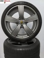Originele Porsche Cayenne Coupe 22 inch velgen zomerbanden, Gebruikt, 285 mm, Banden en Velgen, Overige maten