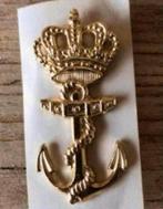 Korps Mariniers Baretembleem Goudanker, Embleem of Badge, Nederland, Marine, Verzenden