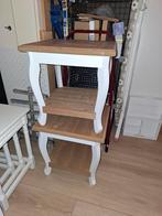 Bijzettafeltje landelijke stijl, Ophalen, Minder dan 45 cm, Minder dan 55 cm, Vierkant