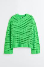 Green knit sweater, size S, Kleding | Dames, Truien en Vesten, Groen, H&M, Ophalen of Verzenden, Zo goed als nieuw