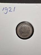 10 cent 1921 koningin Wilhelmina, Postzegels en Munten, Munten | Nederland, Zilver, Ophalen of Verzenden, 10 cent, Koningin Wilhelmina