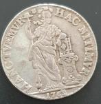 contemporaine vervalsing gulden TRAI 1762 jaartalwijziging!, 1 gulden, Vóór koninkrijk, Zilver, Ophalen of Verzenden