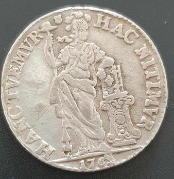 contemporaine vervalsing gulden TRAI 1762 jaartalwijziging! beschikbaar voor biedingen