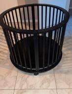 Ronde zwarte box, Kinderen en Baby's, Boxen, Ophalen, Gebruikt, Rond, In hoogte verstelbaar