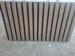Nieuw 4 akoestische wandpanelen 60x260cm walnoot, Ophalen, Overige materialen, Overige typen, Nieuw