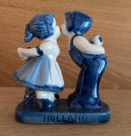 Delfts Blauw Kussend Stel Beeldje - Handgeschilderd, Antiek en Kunst, Antiek | Keramiek en Aardewerk, Ophalen of Verzenden