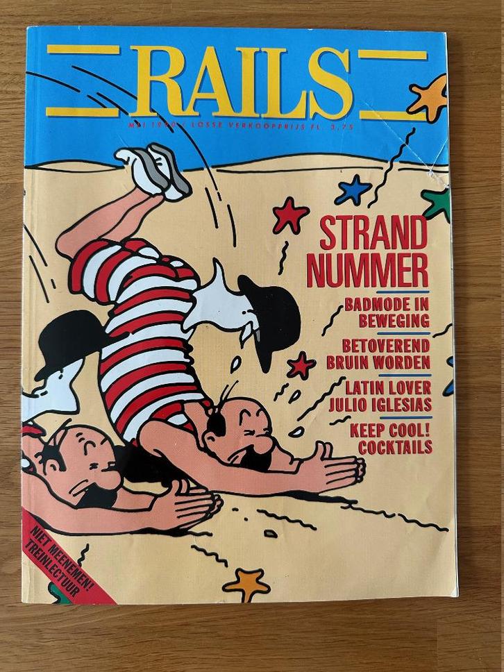 Rails mei 1990 - Kuifje curiosa, Verzamelen, Stripfiguren, Kuifje, Ophalen