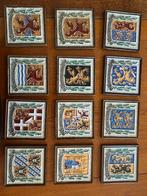 cloisonné tegels provincies/nederland, Antiek en Kunst, Antiek | Wandborden en Tegels, Ophalen of Verzenden