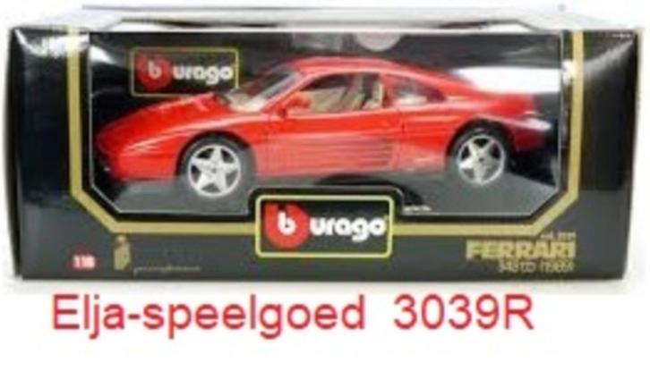 BBURAGO Ferrari 348TB 1:18 1989 kleur Rood 3039 modelauto, Hobby en Vrije tijd, Modelauto's | 1:18, Nieuw, Auto, Bburago, Ophalen of Verzenden