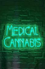 Medical Cannabis Neon Led bord nieuw, Nieuw, Ophalen of Verzenden, Lichtbak of (neon) lamp