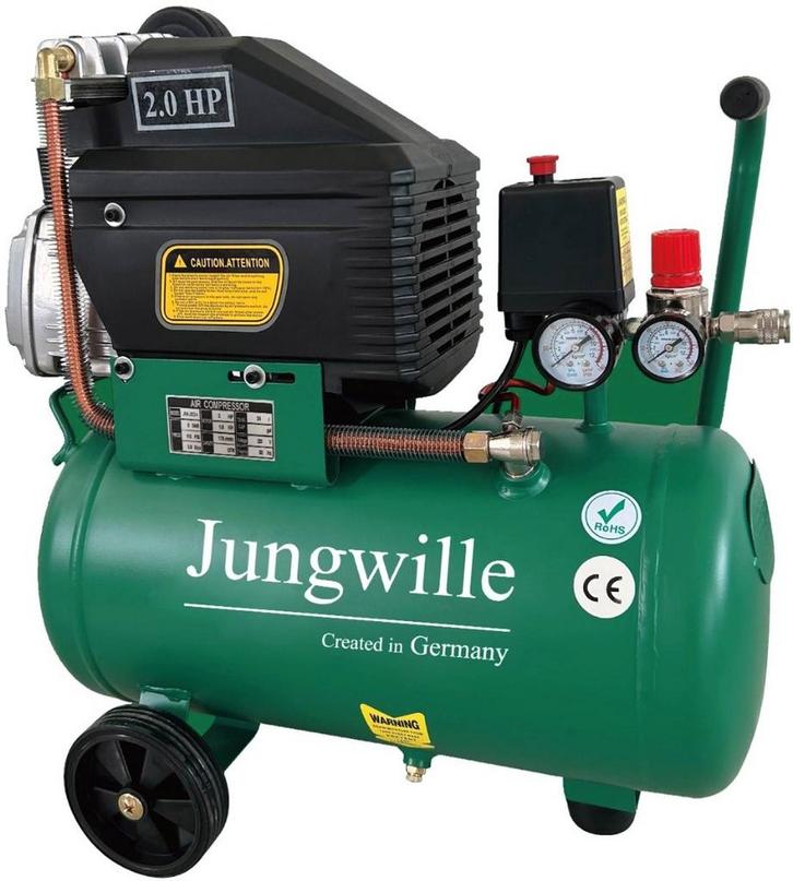Jungwille Compressor - Nieuw in Doos, Doe-het-zelf en Verbouw, Compressors, Nieuw, 6 tot 10 bar, Minder dan 25 liter, Minder dan 200 liter/min