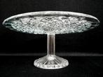 Taartschaal op voet - geperst kristal - Duitsland jaren 60, Ophalen