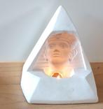 votive kalk/zandsteen; pyramide v Gizeh, volgnr 5, Overige materialen, Gebruikt, Ophalen of Verzenden, Wit