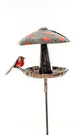 PADDENSTOEL TUINSTEKER VOGELVOEDER - HANDMADE - FAIRTRADE, Ophalen of Verzenden, Nieuw