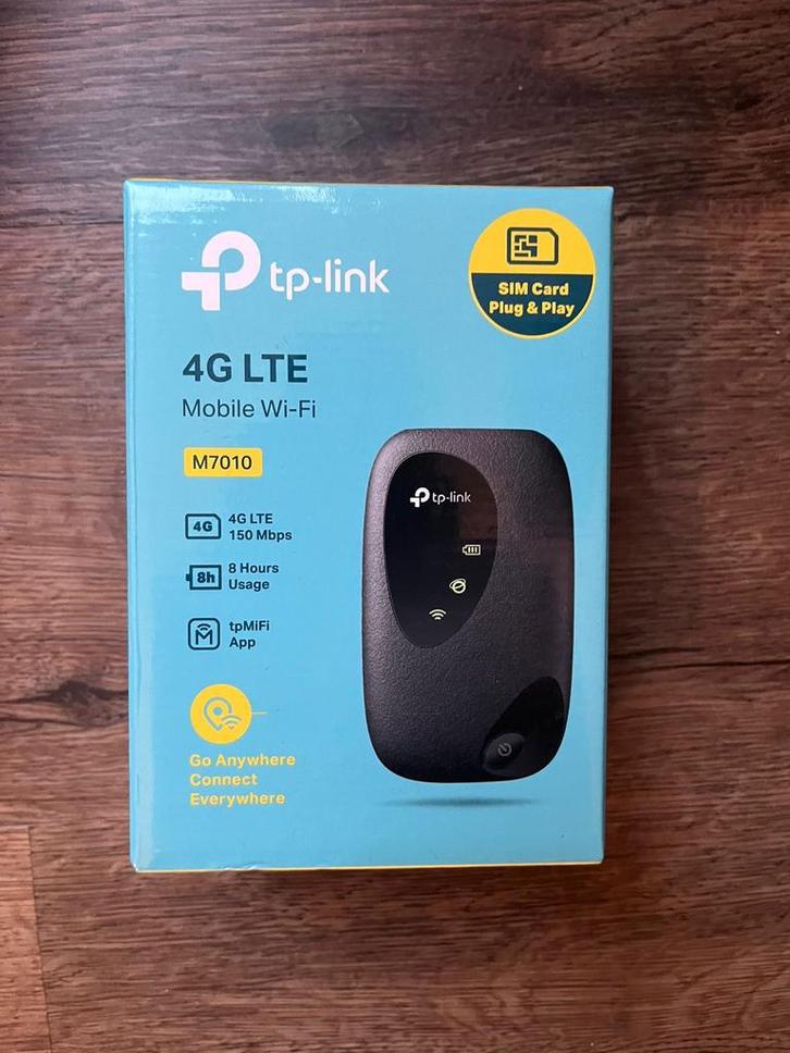 TP-Link 4G LTE Mobiele WiFi Router M7010, Computers en Software, Routers en Modems, Nieuw, Router met modem, Ophalen of Verzenden