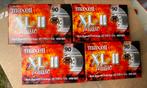 28 euro 4 x old stock Maxell XL -II 90 min.  tapes cassettes, 2 t/m 25 bandjes, Overige genres, Onbekend, Ophalen of Verzenden