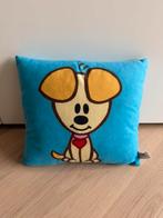 Woezel & Pip blauw kussen 30x30 cm – nette staat, Ophalen of Verzenden, Zo goed als nieuw, Blauw, Vierkant