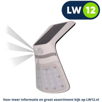 LED Buitenlamp op Zonne Energie met bewegingsensor - 4000K