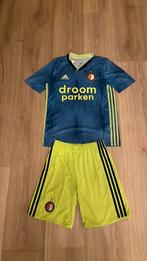 Feyenoord Tenue Maat 164 - Blauw/Geel, Maat XS of kleiner, Ophalen of Verzenden, Zo goed als nieuw, Set
