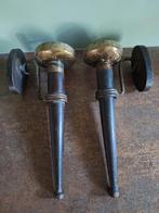 Wandkandelaars vintage, Ophalen of Verzenden, Zo goed als nieuw, Hout, Minder dan 25 cm