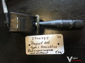 Peugeot 206 type 1 ' 2001 combischakelaar beschikbaar voor biedingen