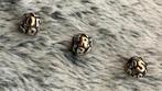 Originele Pandora bedels, de letters D,R,S met 3x in goud, Ophalen of Verzenden, Zo goed als nieuw, Goud