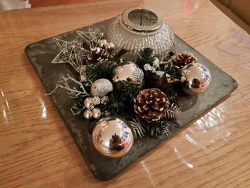 Houdbaar kersttableau kerstschaal tafeldecoratie als nieuw beschikbaar voor biedingen