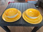 6 delig melamine servies blokker, Ophalen of Verzenden, Zo goed als nieuw, Overige materialen, Overige stijlen