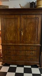 Antiek Mahonie gefineerd Koekanger Kabinet, Antiek en Kunst, Antiek | Meubels | Kasten, Ophalen