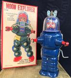 Moon Explorer robot van blik in originele doos, Verzamelen, Ophalen of Verzenden