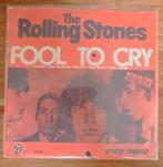 Vinyl Single Rolling Stones Fool To Cry, Gebruikt, 7 inch, Single, Ophalen of Verzenden
