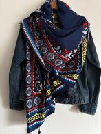 Navy Boho Sjaal Viscose 180x90, Ophalen of Verzenden, Nieuw, Maat 46/48 (XL) of groter, Sjaal