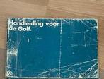 Instructieboekjes VW golf1 ook cabriolet, Ophalen of Verzenden