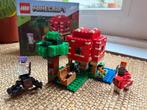 Lego Minecraft 21179 - Paddestoelhuis, Ophalen of Verzenden, Zo goed als nieuw, Complete set, Lego