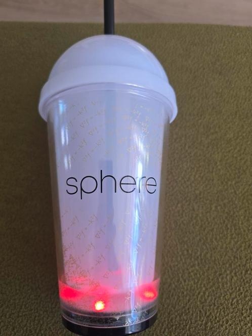 Sphere Las Vegas beker met licht 5 kleuren en party Light, Sport en Fitness, Bidons, Zo goed als nieuw, Ophalen of Verzenden
