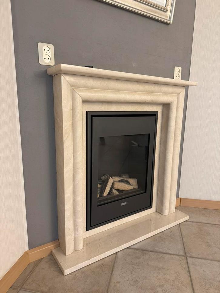 FABER gashaard incl schouw, Huis en Inrichting, Haarden, Zo goed als nieuw, Gashaard, Ophalen