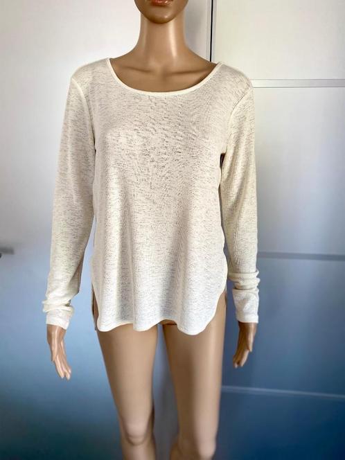 J296 SuperTrash maat M=38/40 trui top blouse gebr. wit, Kleding | Dames, Truien en Vesten, Zo goed als nieuw, Maat 38/40 (M), Wit