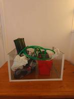 Terrarium/Aquarium met toebehoren, Ophalen