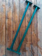 2 stevige stalen rekstokken 87 cm evt incl palen, Ophalen, Gebruikt, Rechthoekig, 50 tot 100 cm