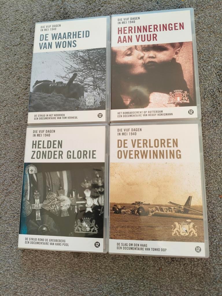 Die vijf dagen in mei 1940 (4x), Alle leeftijden, Ophalen of Verzenden, Zo goed als nieuw, Oorlog of Misdaad