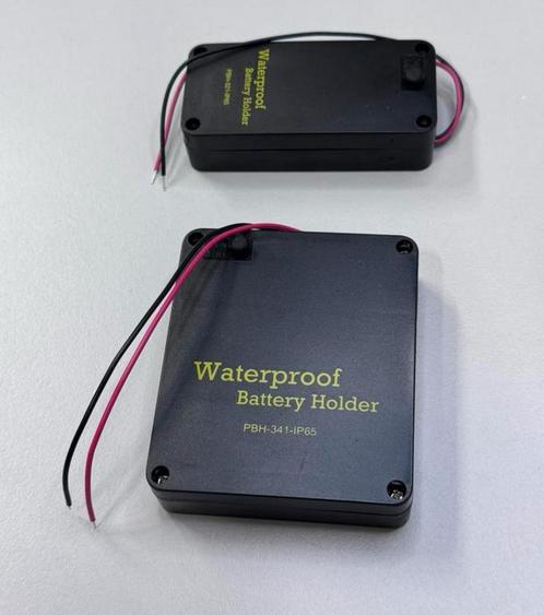 Waterdicht Waterdichte Batterijhouder + knop 2x AA en 4x AA, Hobby en Vrije tijd, Elektronica-componenten, Ophalen of Verzenden