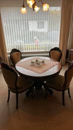 Mooie BIEDERMEIER EETHOEK. T.E.A.B, Huis en Inrichting, Tafels | Eettafels, Ophalen, Zo goed als nieuw, Rechthoekig, 50 tot 100 cm