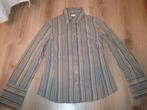 Promod gestreepte stretch overhemdblouse overhemd bloes 38, Maat 38/40 (M), Overige kleuren, Nieuw, Promod