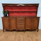 Vintage Louis XV wandkast buffetkast dressoir met bordenrek, Huis en Inrichting, Valkenswaard, Gebruikt, Info@flashbackfurniture.nl