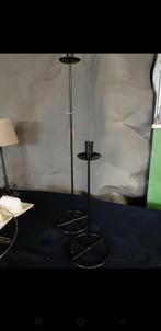 Zwarte Kandelaars Set - 43 & 74 cm, Huis en Inrichting, Ophalen of Verzenden