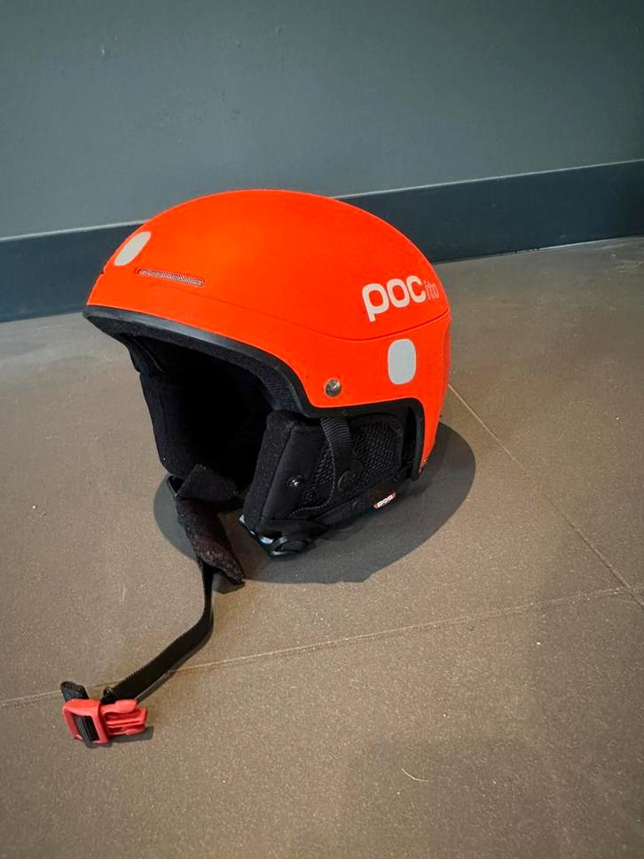 POC kinderskihelm maat M-L (55-58 cm), Sport en Fitness, Skiën en Langlaufen, Gebruikt, Overige typen, Overige merken, Minder dan 100 cm