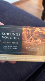 Kortingscodes kortingsbon voor 1 of 2 personen, Tickets en Kaartjes, Kortingen en Cadeaubonnen, Twee personen, Kortingsbon, Spa of Sauna